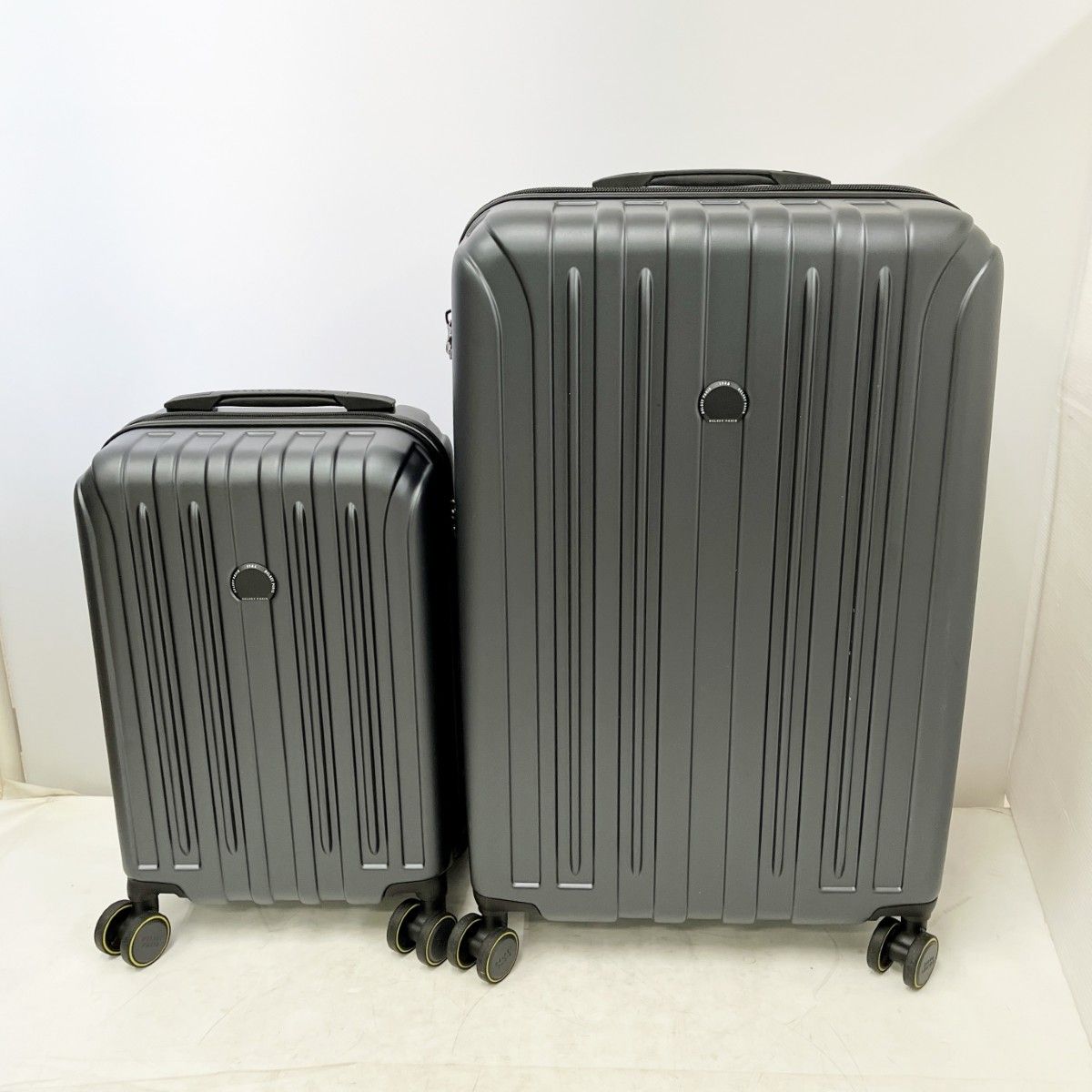 ◆◆DELSEY スーツケース ヘリウムエッジ 2個セット 36L-101L TSAロック対応 ブラック