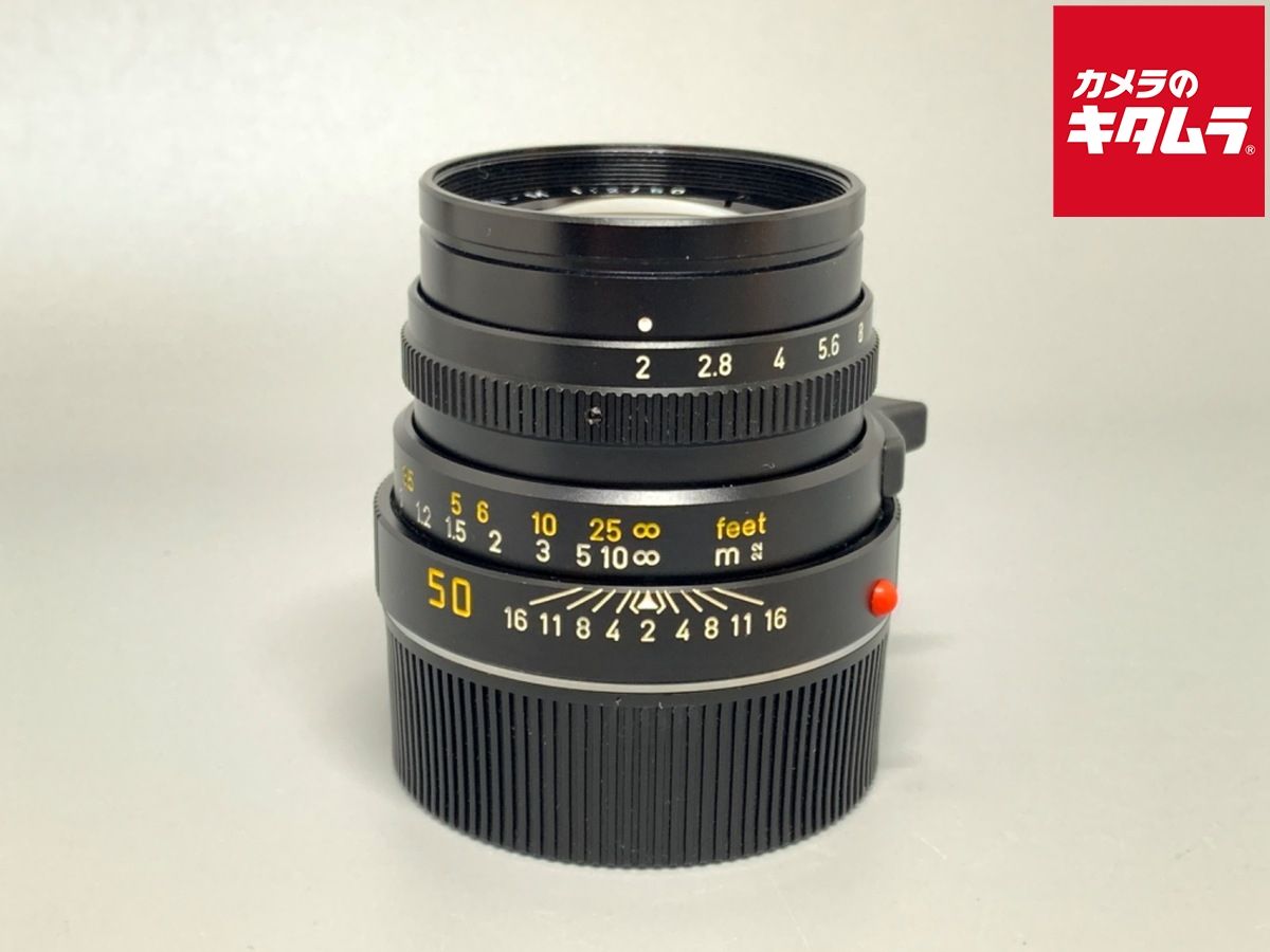 並品 ライカ ズミクロンM 50mm F2 ブラック 3代目