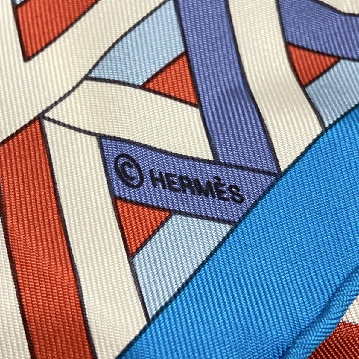 エルメス　プチカレ HERMES エルメス スカーフ カレ40 プチカレ 牧場柄 シルク100
