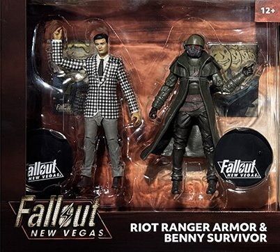 １点限り マクファーレン フォールアウト ニューベガス ライオットレンジャーアーマー ベニー McFarlane Fallout NEW VEGAS RIOT RANGER ARMOR AND BENNY SURVIVOR 2-Pack