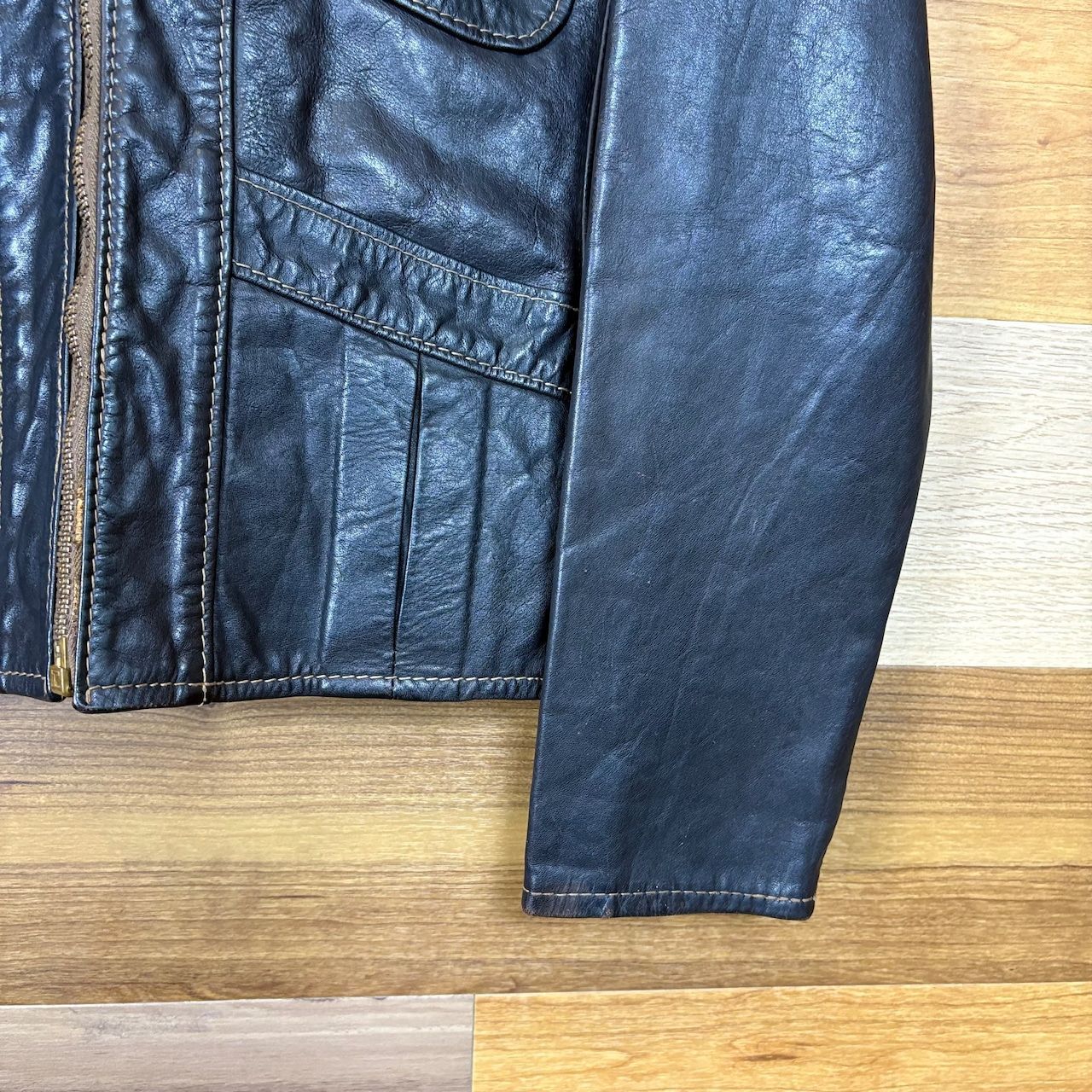 70s OSHWAHKON オシュワコン レザージャケット サイズ ML メンズ S位 