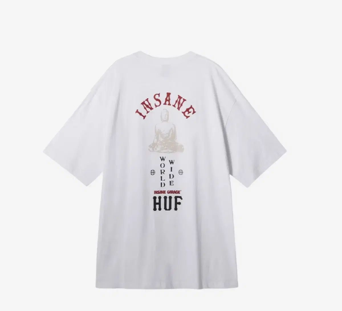 INSANE GARAGE X HUF ハフ ブダ Tシャツ L
