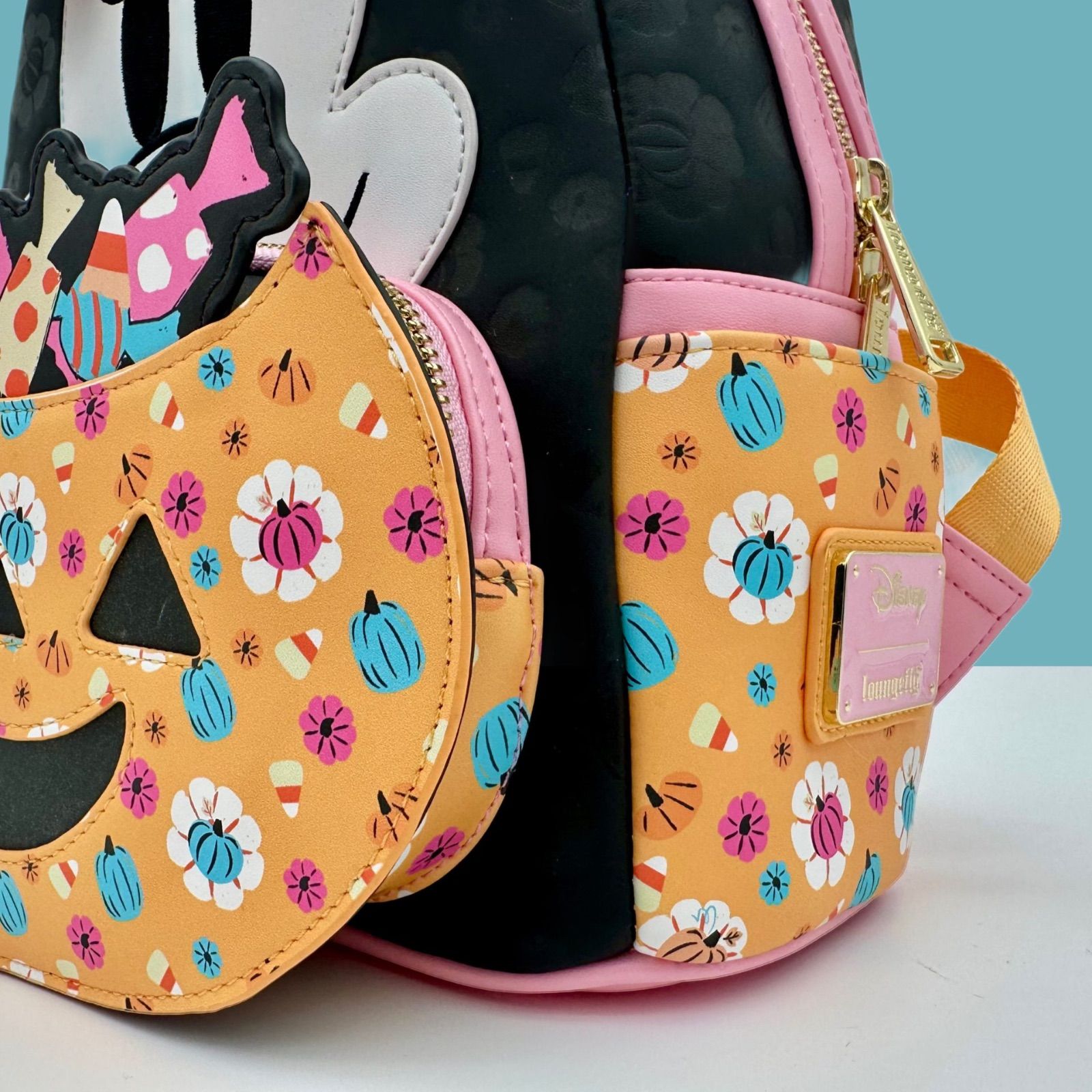 ⭕ディズニー ハロウィン パンプキンミッキー ラウンジフライ  g614 loungefly ラウンジフライ ディズニー ハロウィン パンプキン