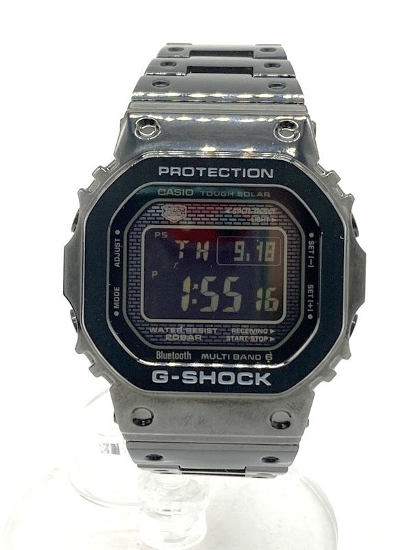 CASIO カシオ 腕時計 G-SHOCK GMW-B5000 Gショック Bluetooth フルメタル 電波ソーラー き メンズ ブラック 服飾小物 B14699◆