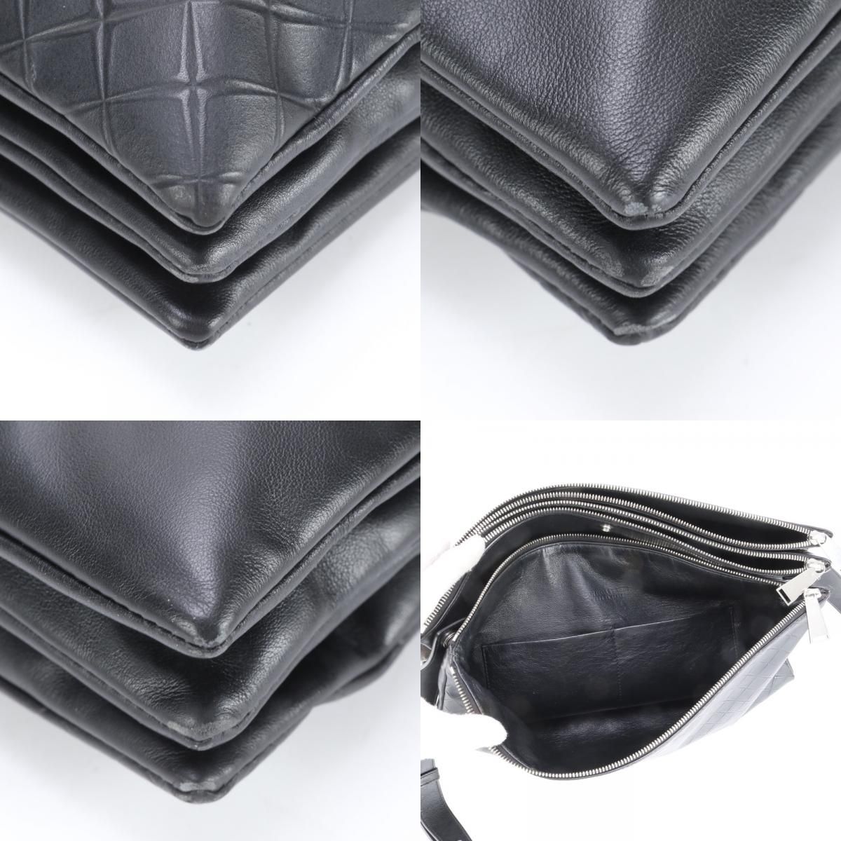 極美品 ボッテガヴェネタ イントレチャート 編み込み レザー