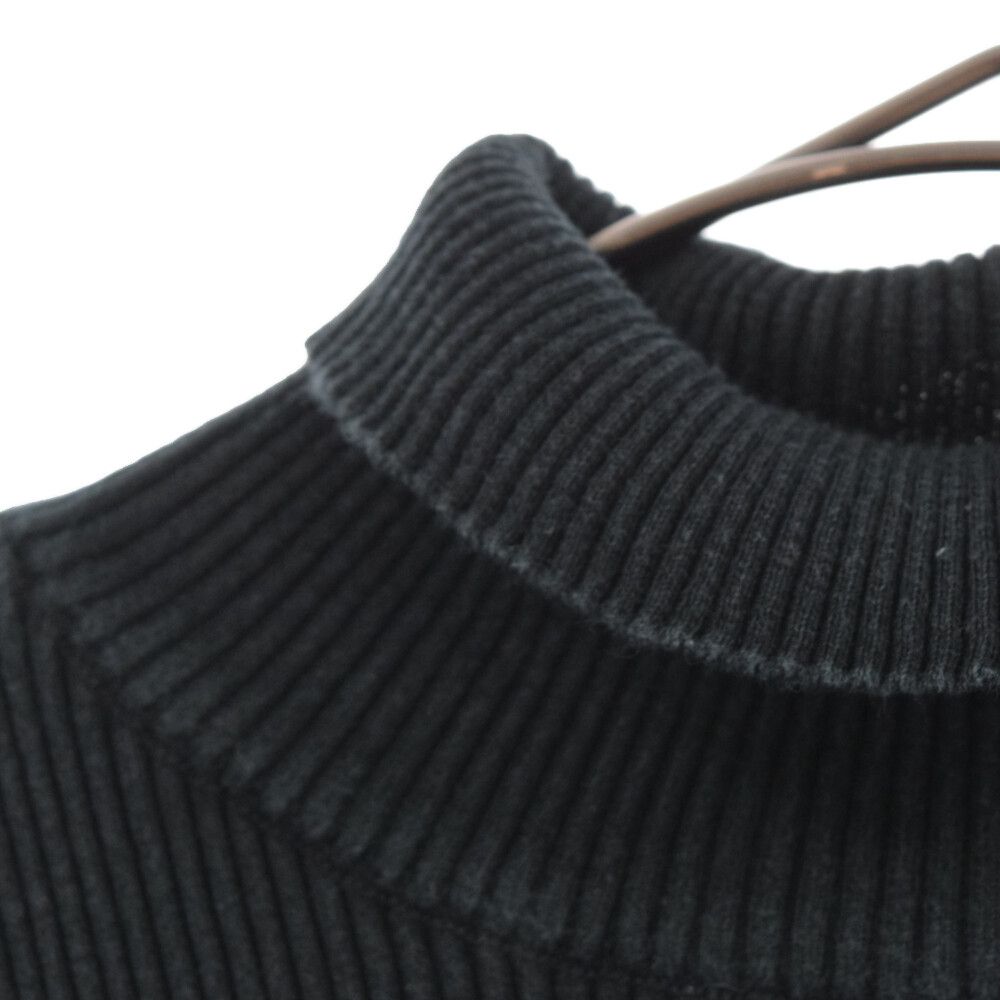 AURALEE (オーラリー) 20AW×Ron Herman Giza Rib TurtleNeck Top ギザ リブ タートルネック ニット ブラック レディース A20AT02RH AURALEE オーラリー 20AW × Ron Herman Giza Rib TurtleNeck Top ギザ リブ タートルネック ニット ブラック レディース A20AT02RH 長袖セーター