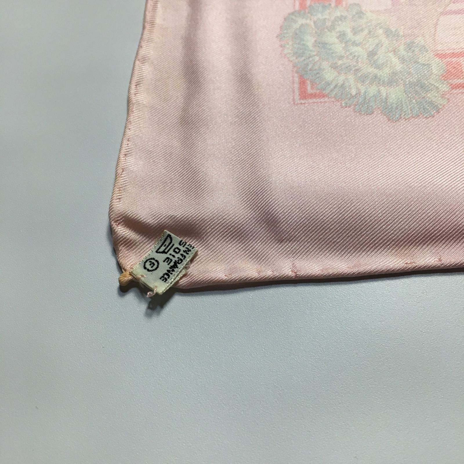 2508-139｜エルメス カレ90 スカーフ シルク ピンク タグあり