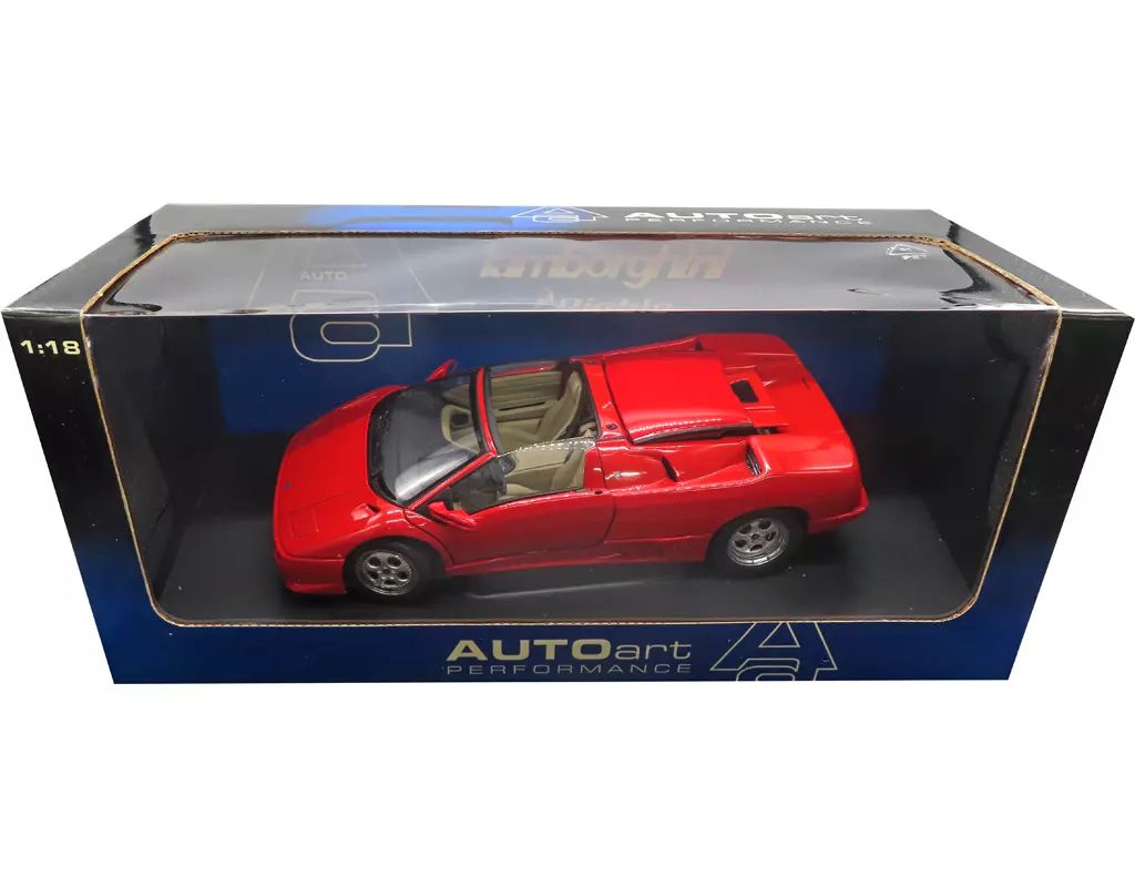 ミニカー 1/18 Lamborghini Diablo 高品質 Roadster(レッド