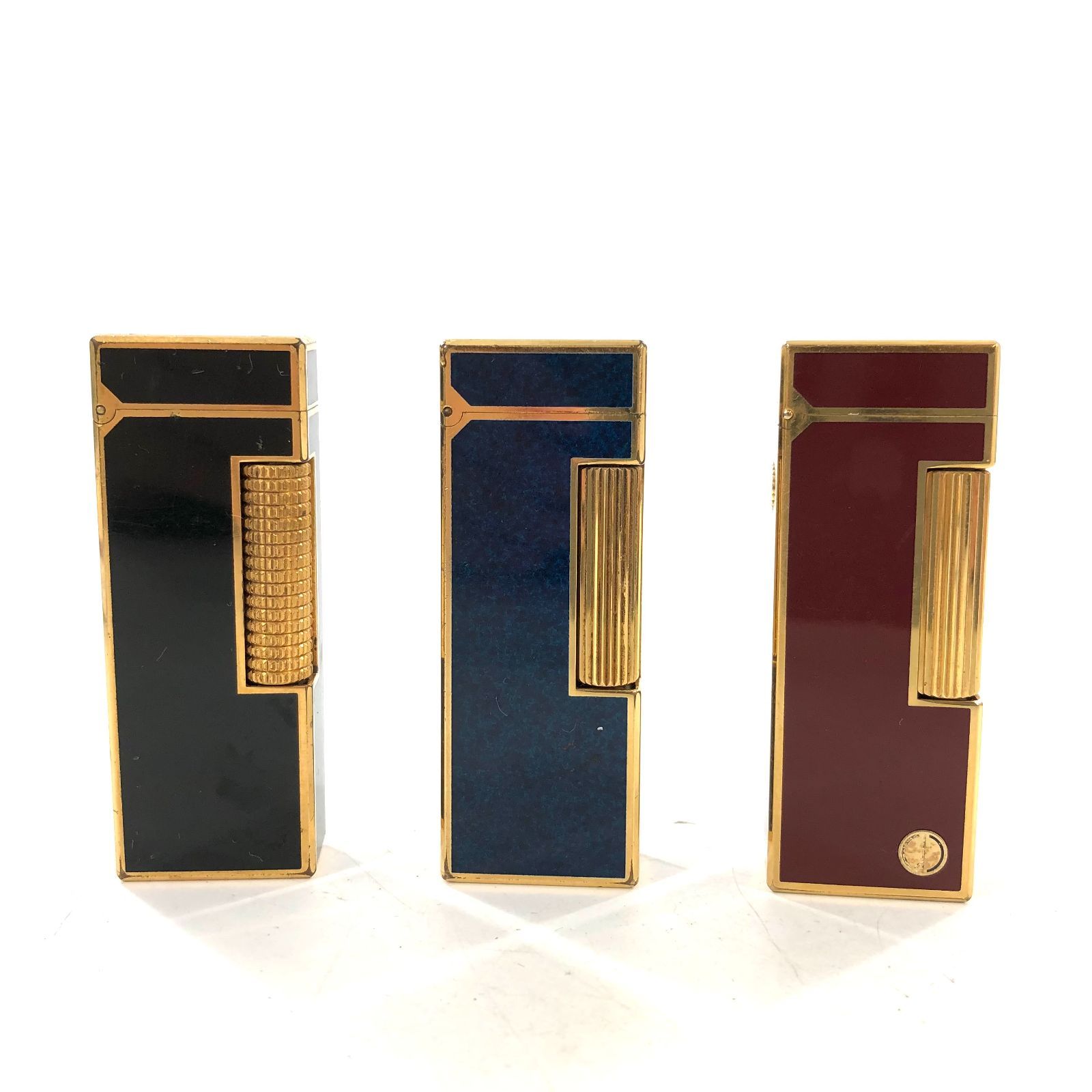 ★dunhill ガスライター ラッカー スリム ダンヒル ライター 現状品 アンティーク　石飛び未確認★ 外装良品☆Dunhill ダンヒル スリム ローラー式 ガス