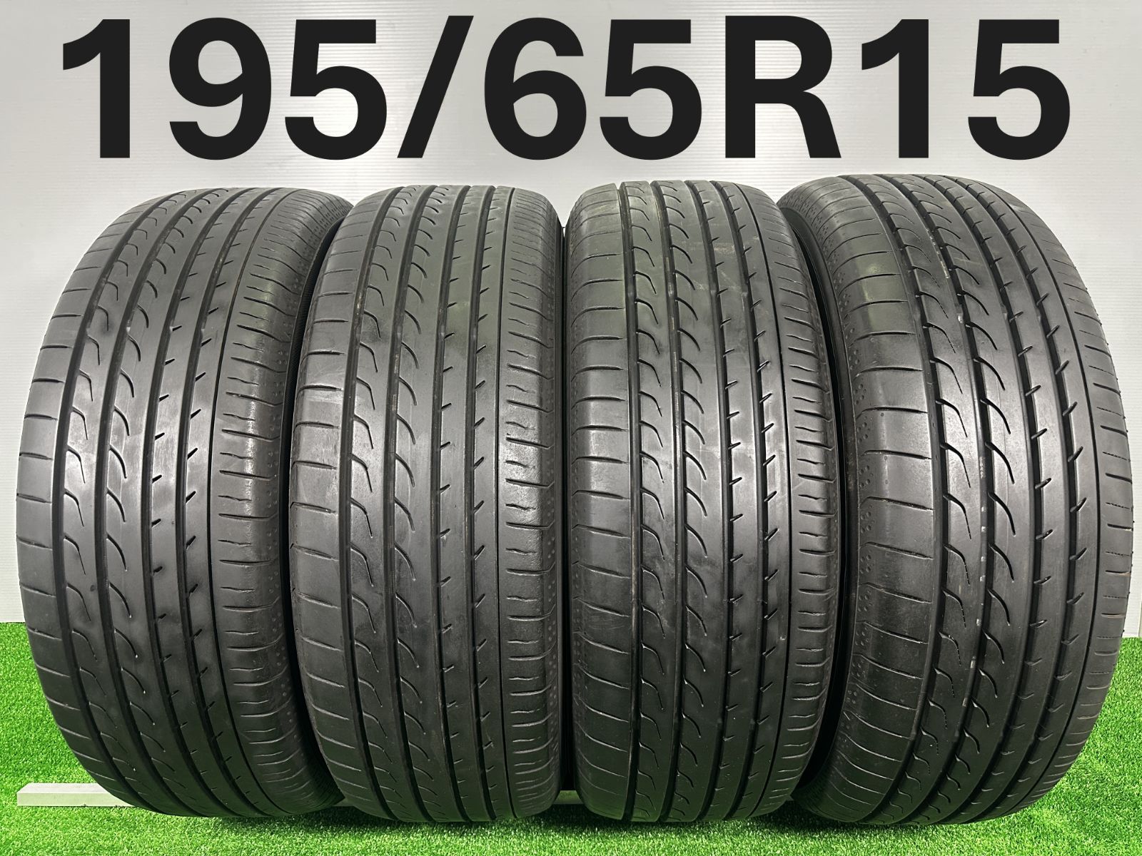 195|65R15 ヨコハマ RV-02 2019～2020年製 4本 夏タイヤ ノーマル TA253