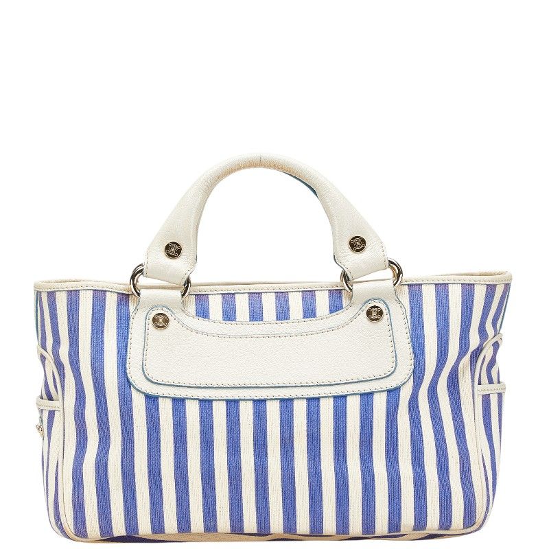 セリーヌ キャンバスレザー ブギーバッグ CELINE セリーヌ ブギーバッグ ハンドバッグ キャンバス/レザー