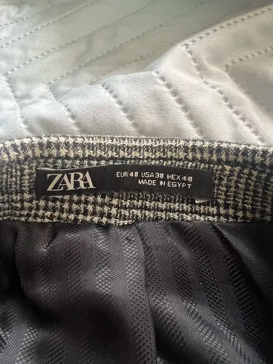 ZARA ザラ ウールチェック ダブル ブレスト
