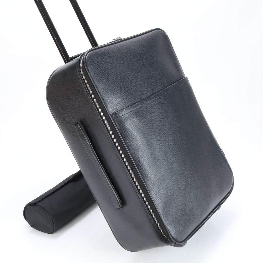 ルイヴィトン】ぺガス45 タイガ スーツケース 皮革 黒 機内持ち込み