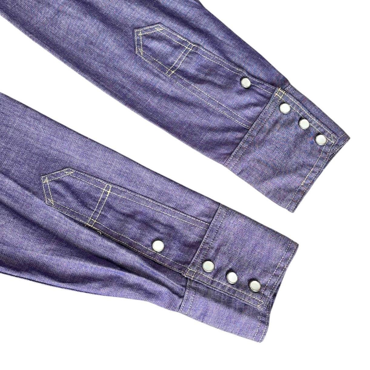 ザリアルマッコイズ The REAL McCOY'S ■【 JOE McCOY & CO. Western Lunch Man Chambray Shirt JSC 750006 】ジョーマッコイ ランチマン シャンブレー ウエスタン シャツ