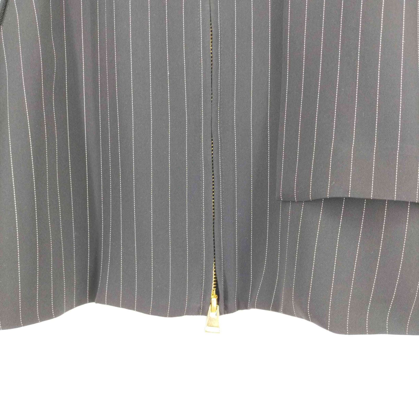 美品】CULLNI ストライプ ブルゾン　クルニ 22SS サイズ1 ブラック CULLNI クルニ ストライプブルゾン ジャケット メンズ ブラック