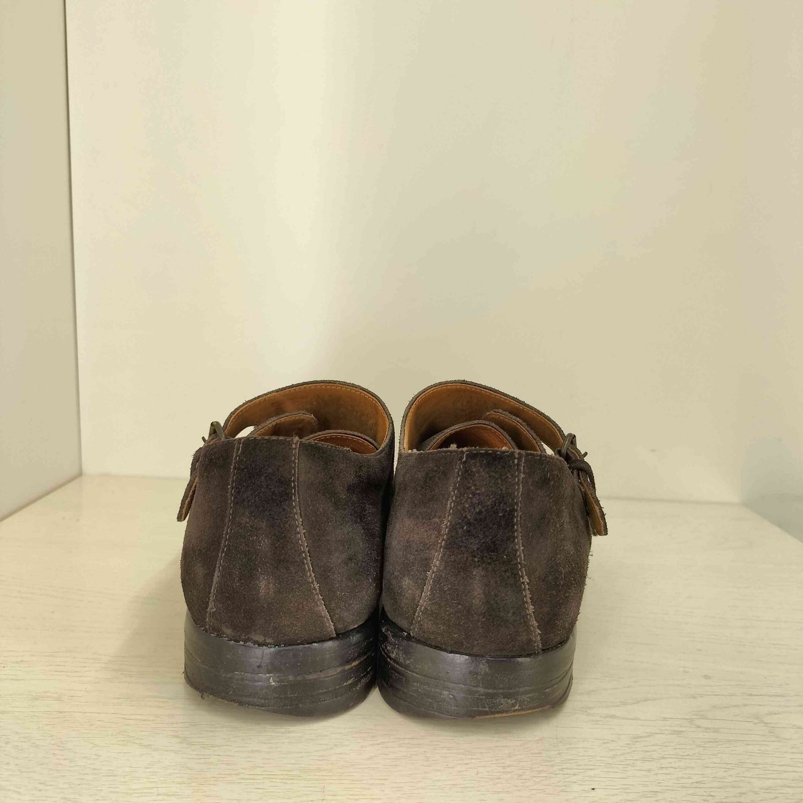 ブッテロ BUTTERO イタリア製 ダブルモンク ストラップ スウェード