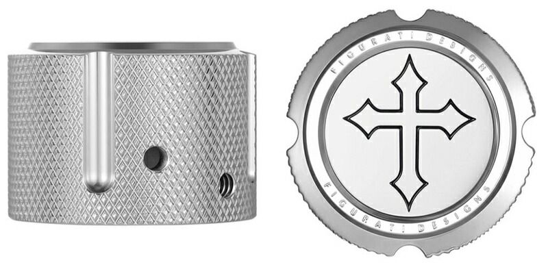 ステンレス フロントアクスルナットカバー CROSS 2008年以降モデル