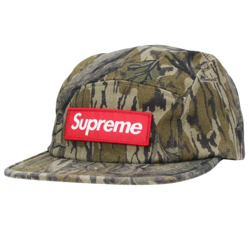 シュプリーム Military Camp Cap ツリーカモ柄ボックスロゴ