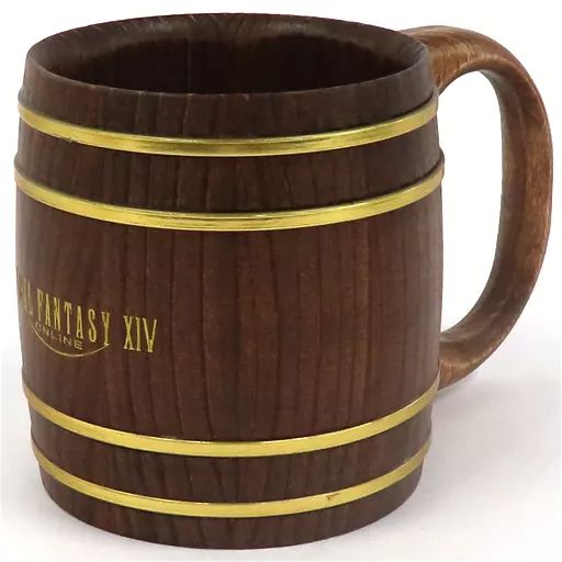  【中古】マグカップ・湯のみ タイトルロゴ 木樽ジョッキ 「ファイナルファンタジーXIV」 マグカップ・食器