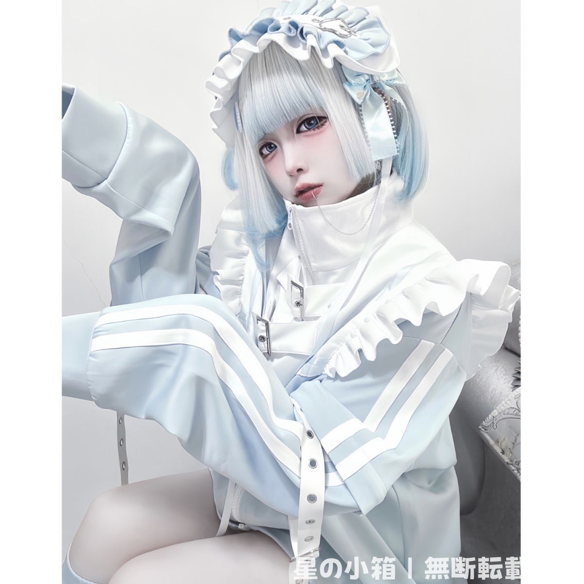 ☆超人気☆ セットアップ 天使界隈 パステルブルー ジャージ