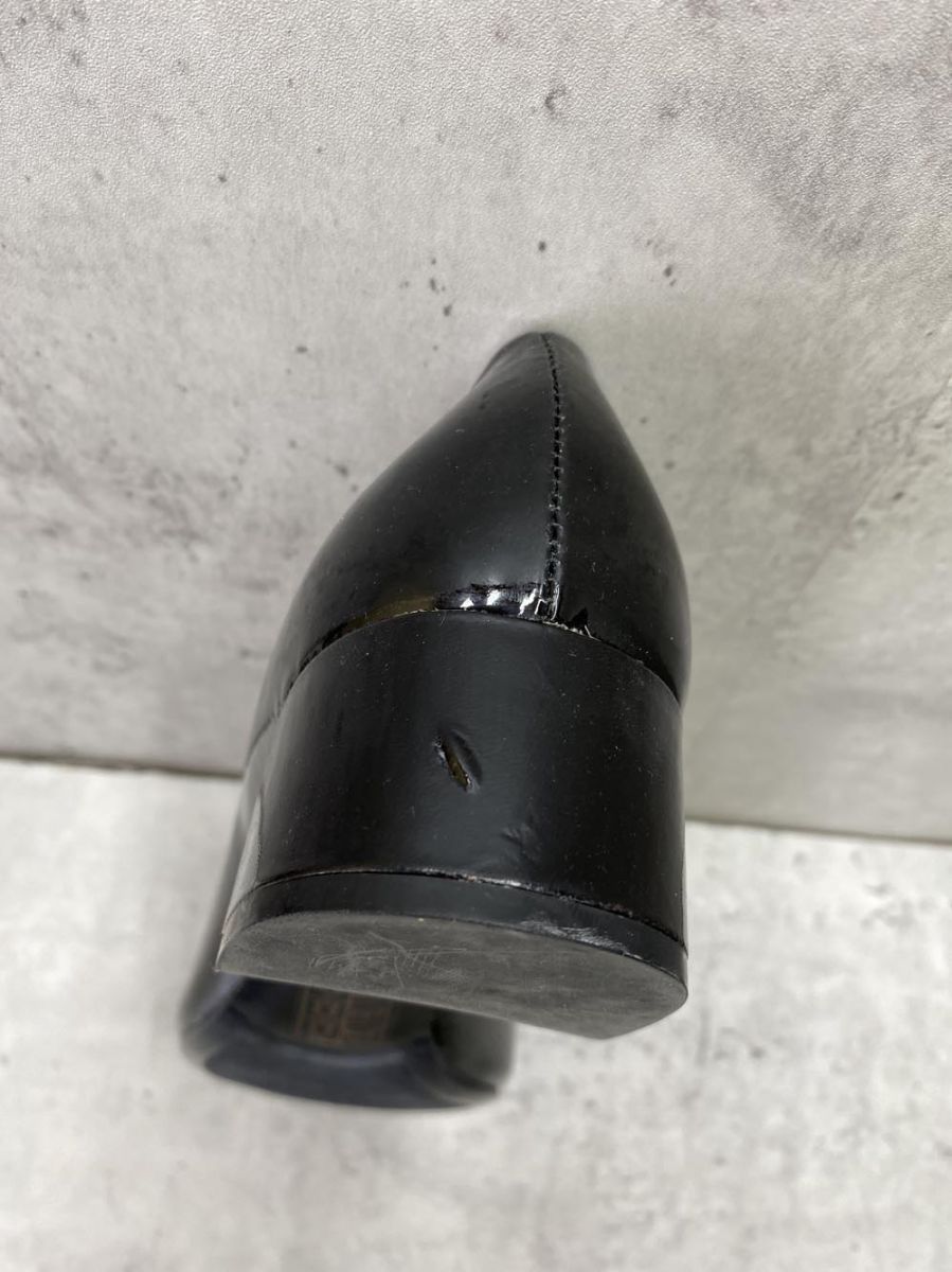 PRADA プラダ DNC666 リボン エナメル パンプス size38(約25.0cm