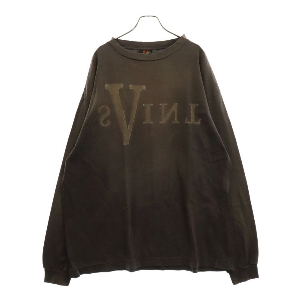 22AW セントマイケル × ヴィローン　ヴィンテージ加工ロンT 22AW セントマイケル × ヴィローン ヴィンテージ加工ロンT