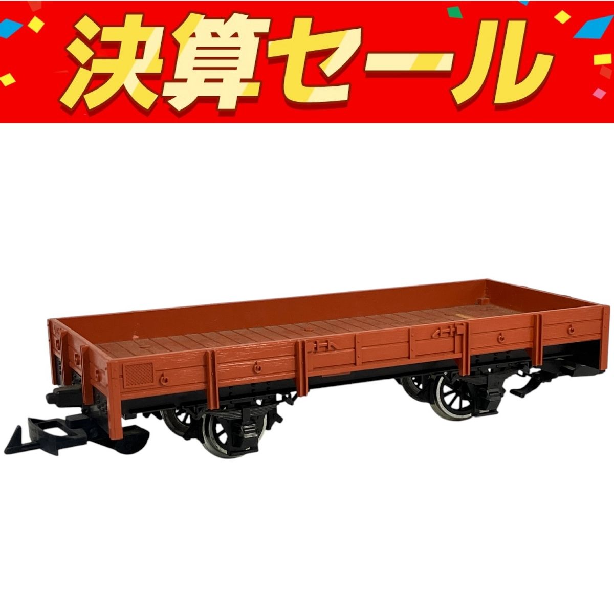 レーマン LGB 4010 無蓋貨車 フラットカー ブラウン Gゲージ 鉄道模型 N10149545