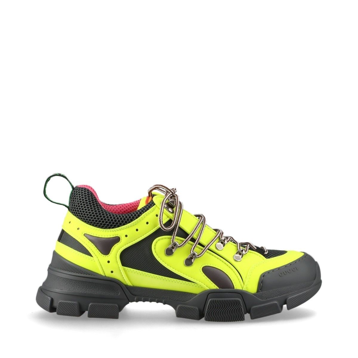 全品大幅値下げ！ GUCCI グッチ スニーカー フラッシュ トレック FLASHTREK ネオン Size 9 ローカット 業界最安値に挑戦中！