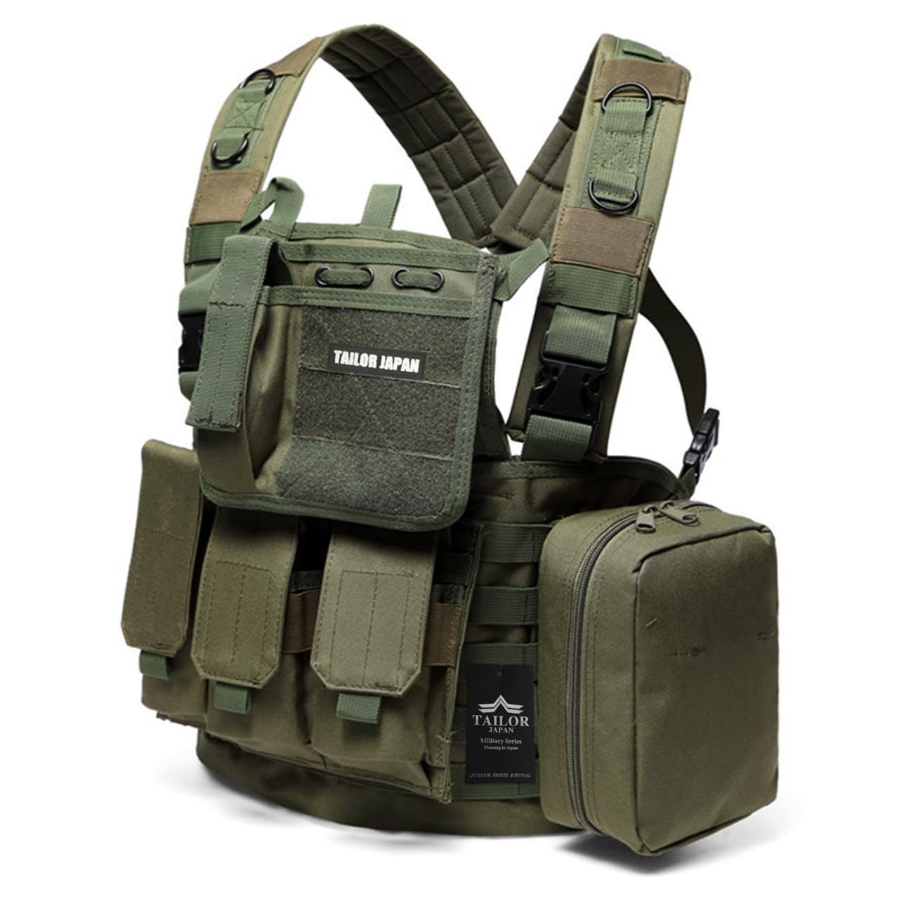 タクティカルテイラー Modular Assault Vest OD セット