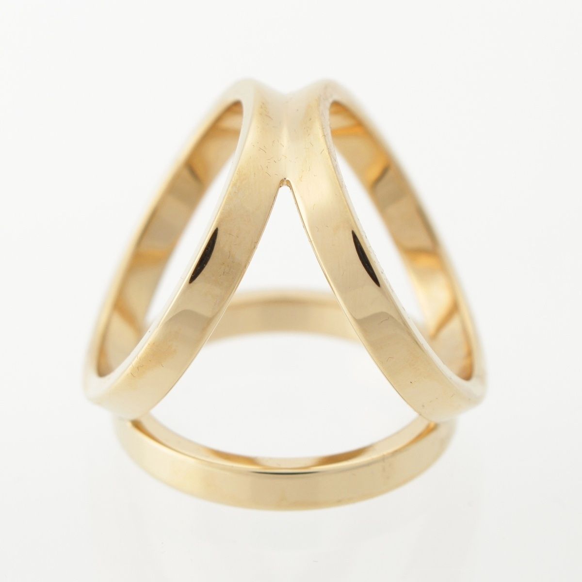 エルメス トリオ GP スカーフリング パーマブラス ゴールド【中古】