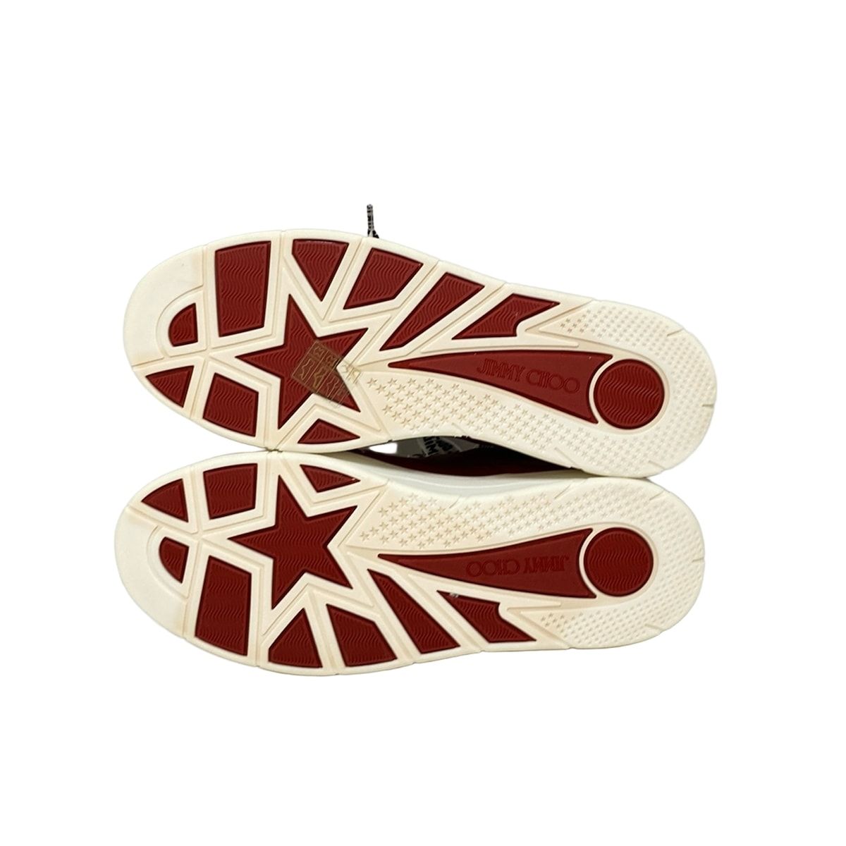 JIMMY CHOO(ジミーチュウ) スニーカー 37 レディース - レッド