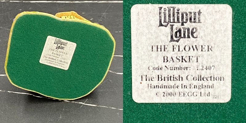 LILLIPUTLANE リリパットレーン THE FLOWER BASKET L2407 ミニチュア