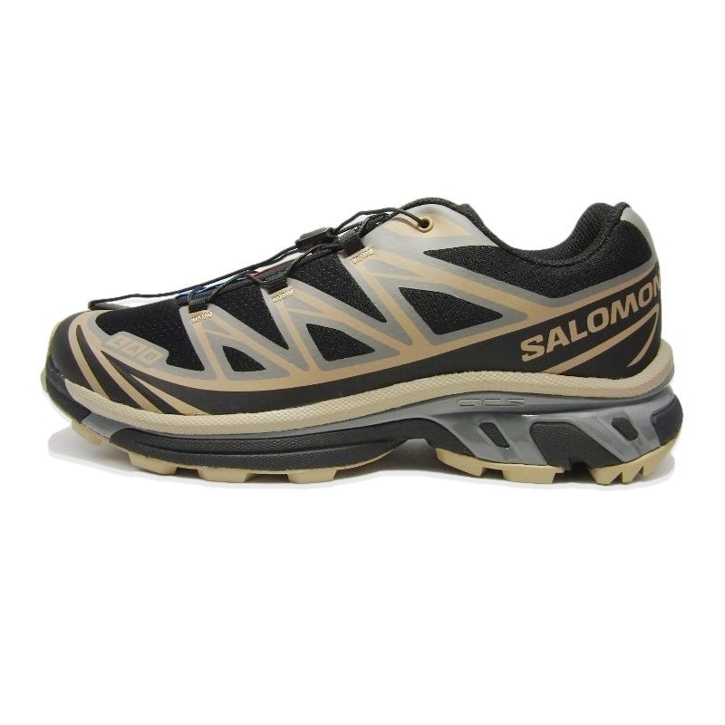 未使用 SALOMON サロモン 27.5cm XT-6 475824 トレイルランニングシューズ Black/Portabella/Pewter 18001092