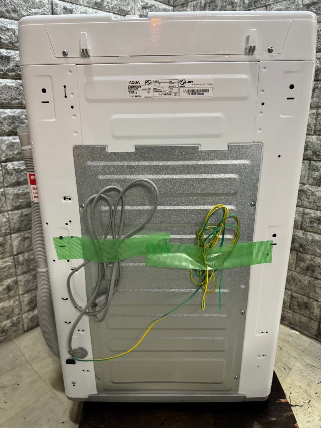 全国送料無料☆3か月保証☆洗濯機☆アクア☆2022年☆6㎏☆AQW-S6M☆S-630