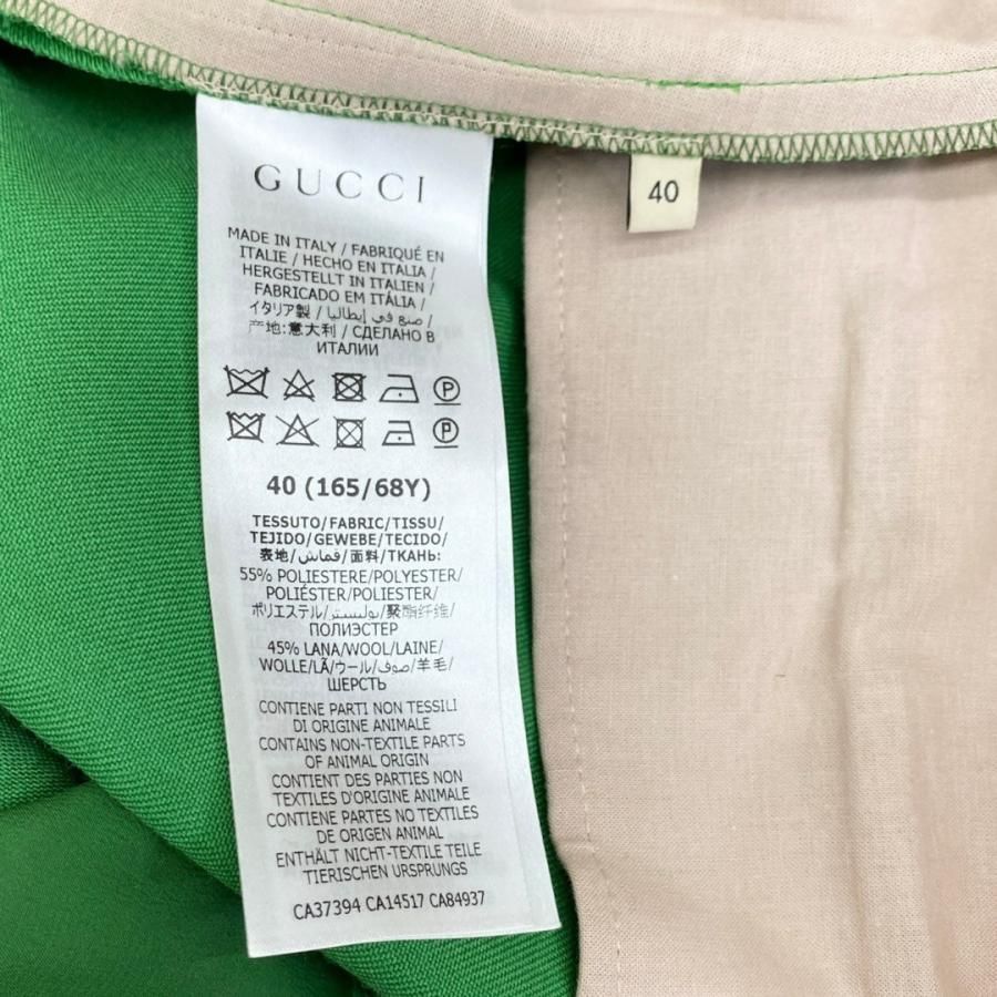 ☆E1876 グッチ フレアパンツ 2021 リゾートコレクション 643346 40