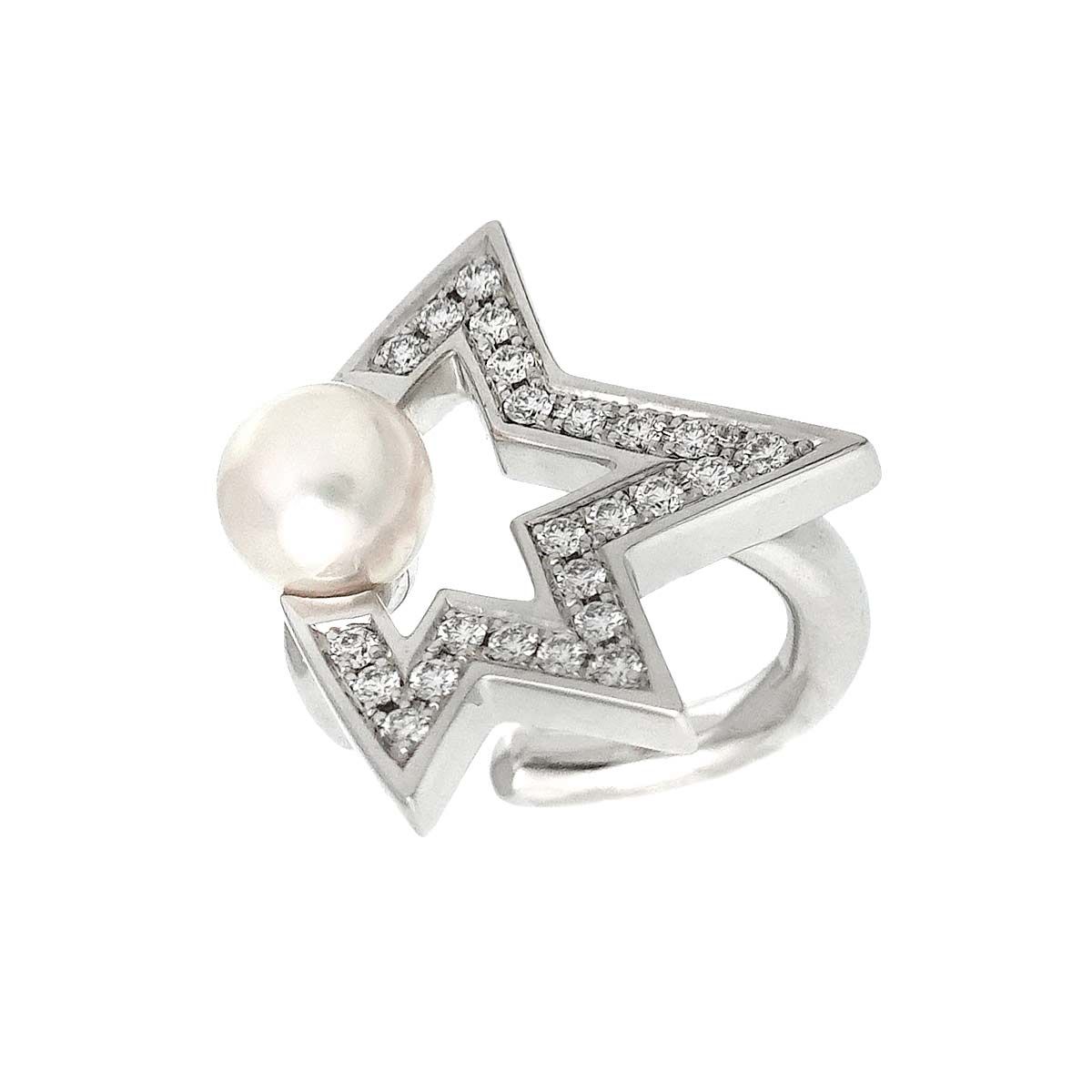 タサキ TASAKI コメット プラス アコヤ真珠 4.5mm パヴェダイヤ 0.04ct 