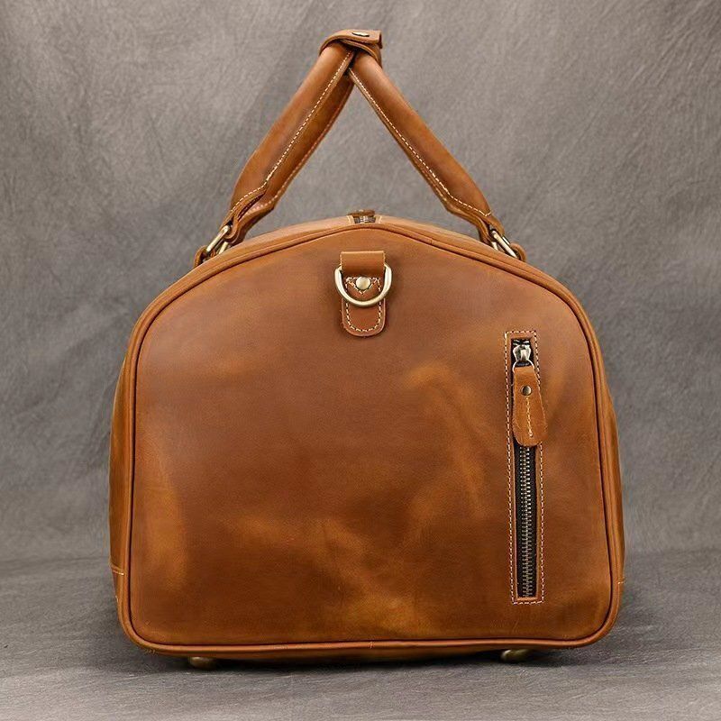 早い者勝ち 旅行バッグ ボストンバッグ 本革 メンズバッグ 大容量 レザー 機内持ち込み 自立 牛革 旅行鞄 ゴルフバッグ 出張 鑑賞に適した
