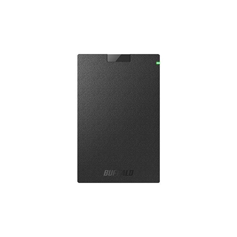 BUFFALO USB3.1(Gen.1)対応 ポータブルHDD スタンダードモデル ブラック 2TB HD-PCG2.0U3-GBA