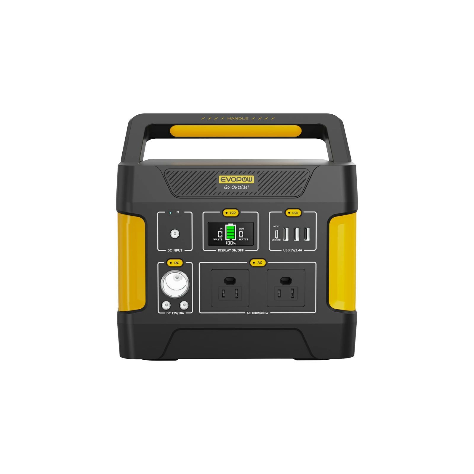 ポータブル電源 リン酸鉄 355Wh/110938mAh AC出力400W (瞬間最大800W