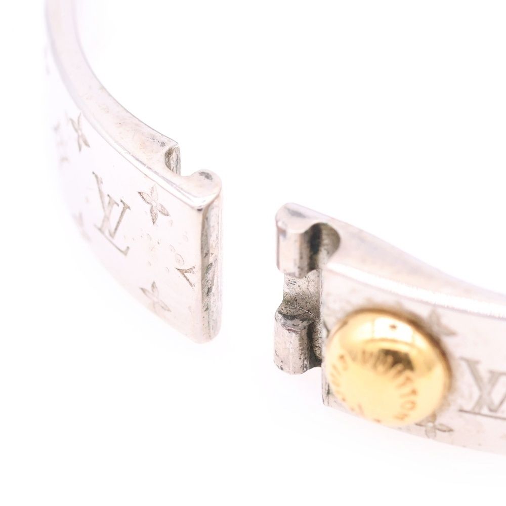 LOUIS VUITTON (ルイヴィトン) カフ ナノグラム ブレスレット