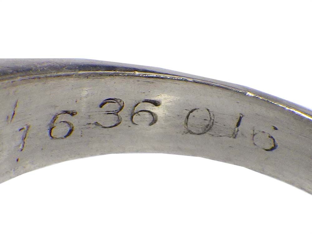 スターサファイア ダイヤモンドリング Pt900 11.95g 11号