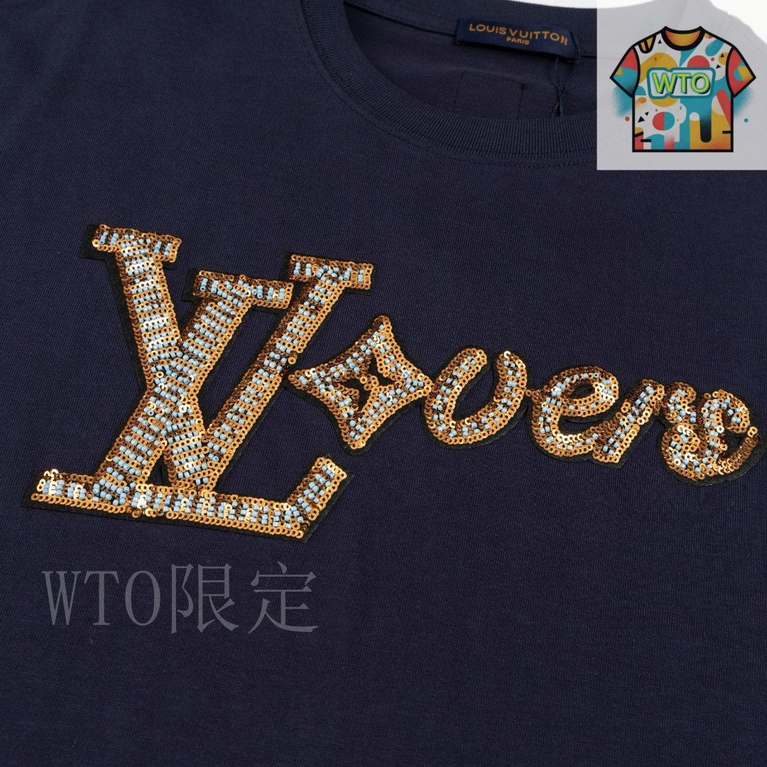 Louis Vuitton ルイヴィトン スパンコール Tシャツ PARIS スパンコール Tシャツ Louis Vuitton(ルイヴィトン) - 海外通販