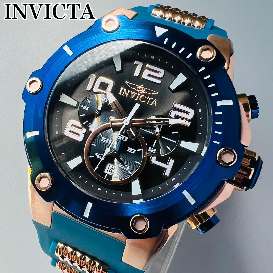 インビクタ INVICTA 腕時計 メンズ ブルー 新品 クォーツ 電池式 ...