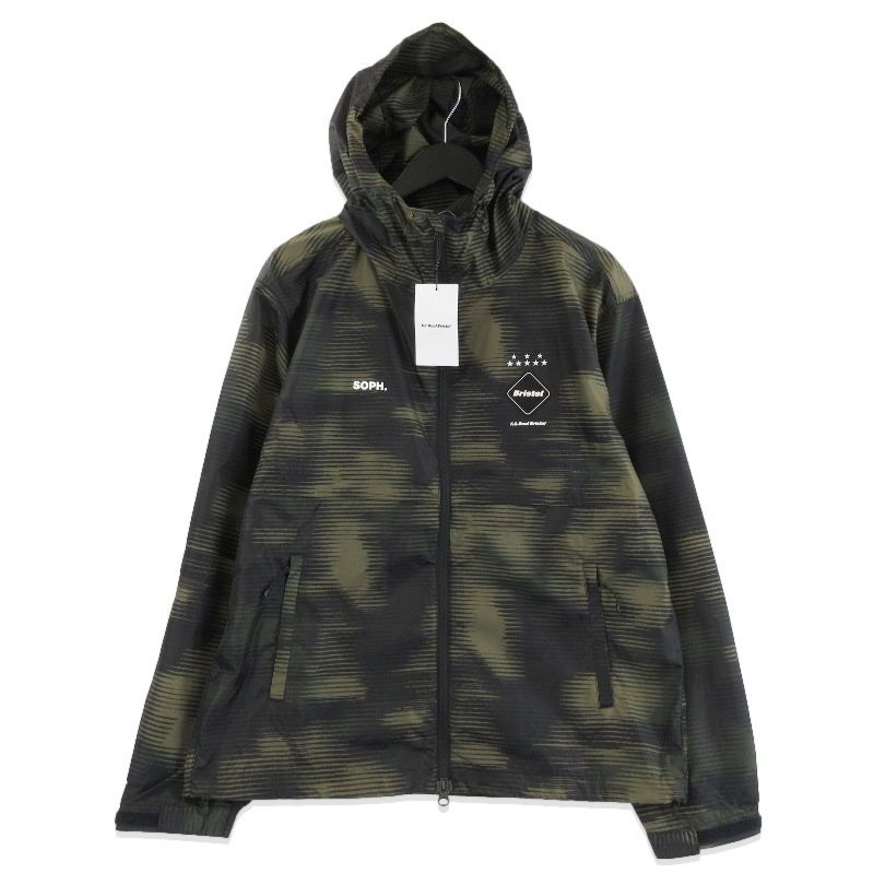 ♥ F.C.Real Bristol エフシー ルブリストル SPEED CAMO HOODED BLOUSON FCRB-250027 WOODLAND S タグ付き 71013917