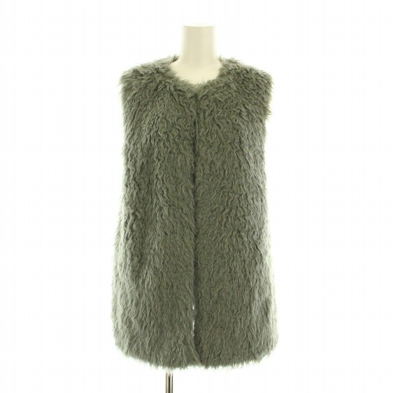 Ray BEAMS（レイビームス）の「Ray BEAMS / フェイクファー ベスト（ベスト）」 - WEAR