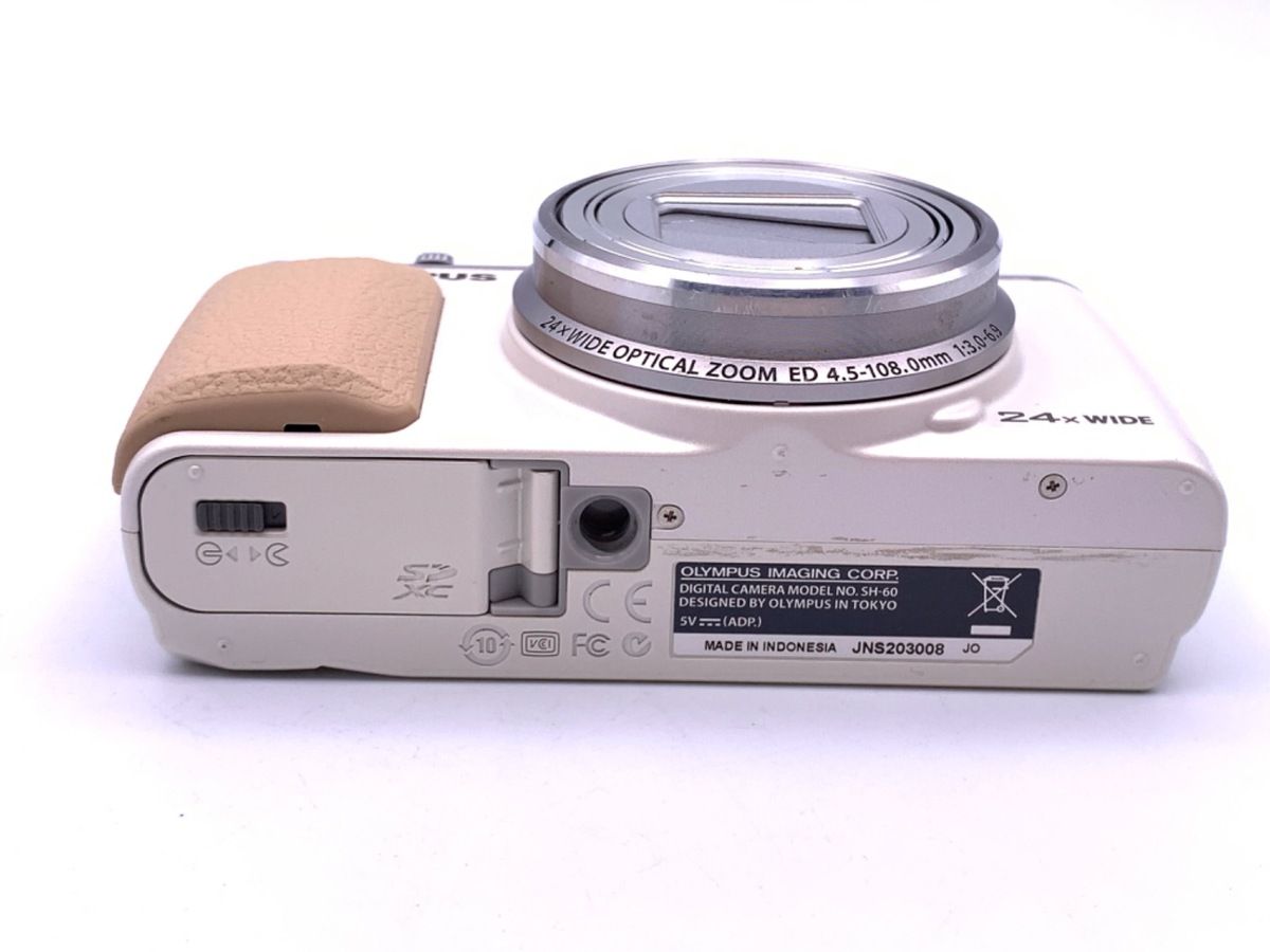  並品 オリンパス STYLUS SH 60 WHT ホワイト コンパクトデジタルカメラ デジタルカメラ