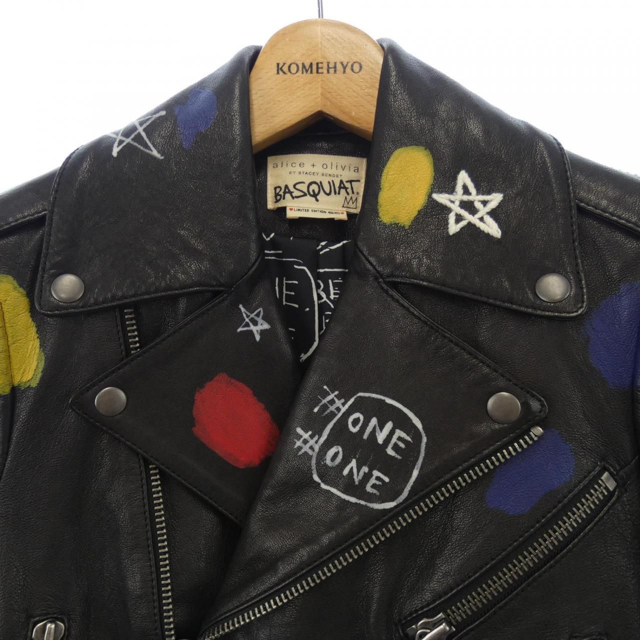 アリスアンドオリビア Gジャン Alice+Olivia アリスアンドオリビア 革