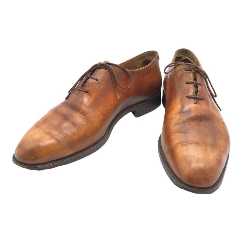 ベルルッティ Berluti ホールカットドレスシューズ ブラウン レザー メンズ ドレスシューズ