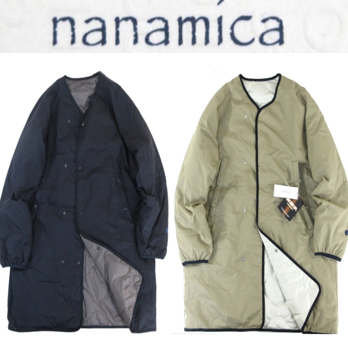 nanamica ナナミカ 保温 リバーシブル 光電子 ダウン コート - メルカリ