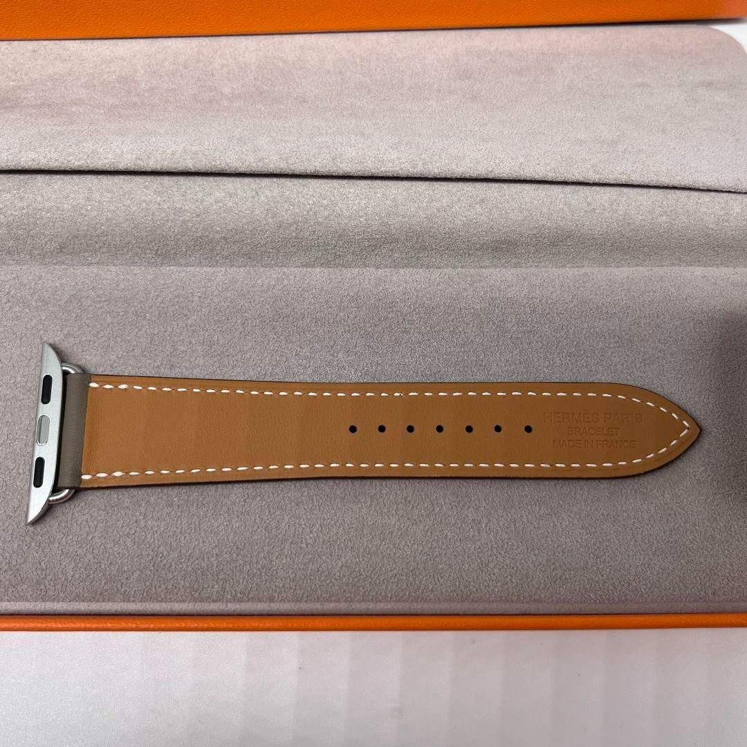 【新品未使用】エルメス HERMES アップルウォッチ レザーベルト エトゥープ